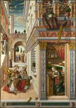 欧洲12-19世纪油画四_CRIVELLI, Carlo - Annunciation with St Emidius
